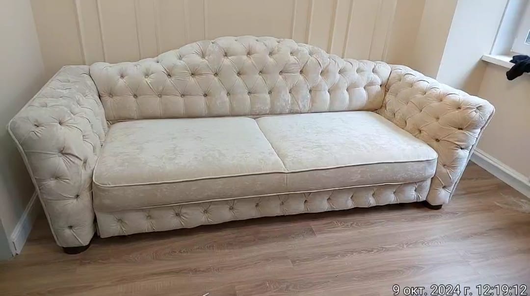 Замена обивки дивана на дому. Достоевская